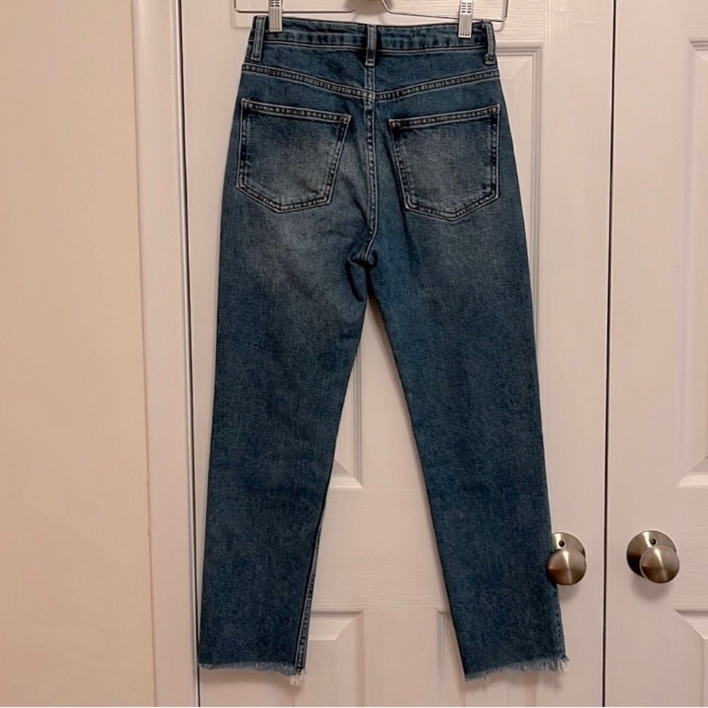 Topshop motor height rise jeans